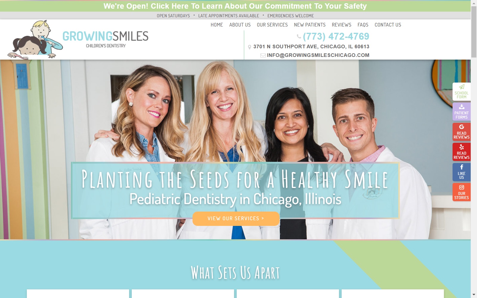 growingsmileschicago.com screenshot