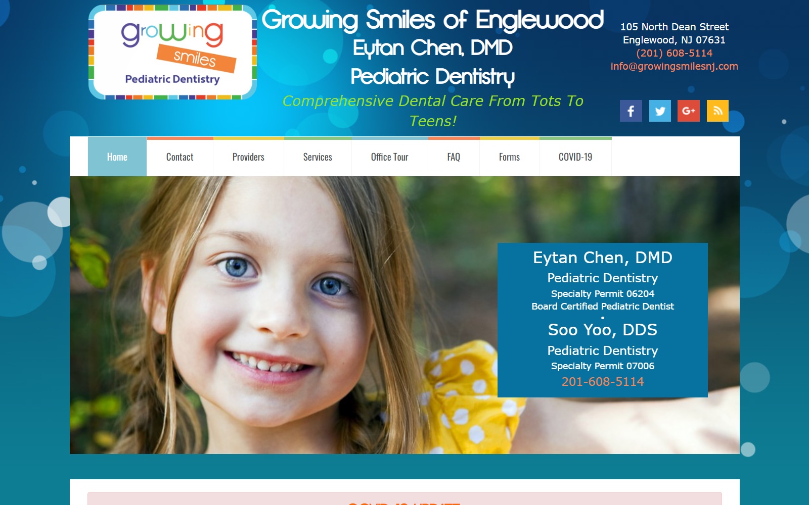 growingsmilesnj.com screenshot