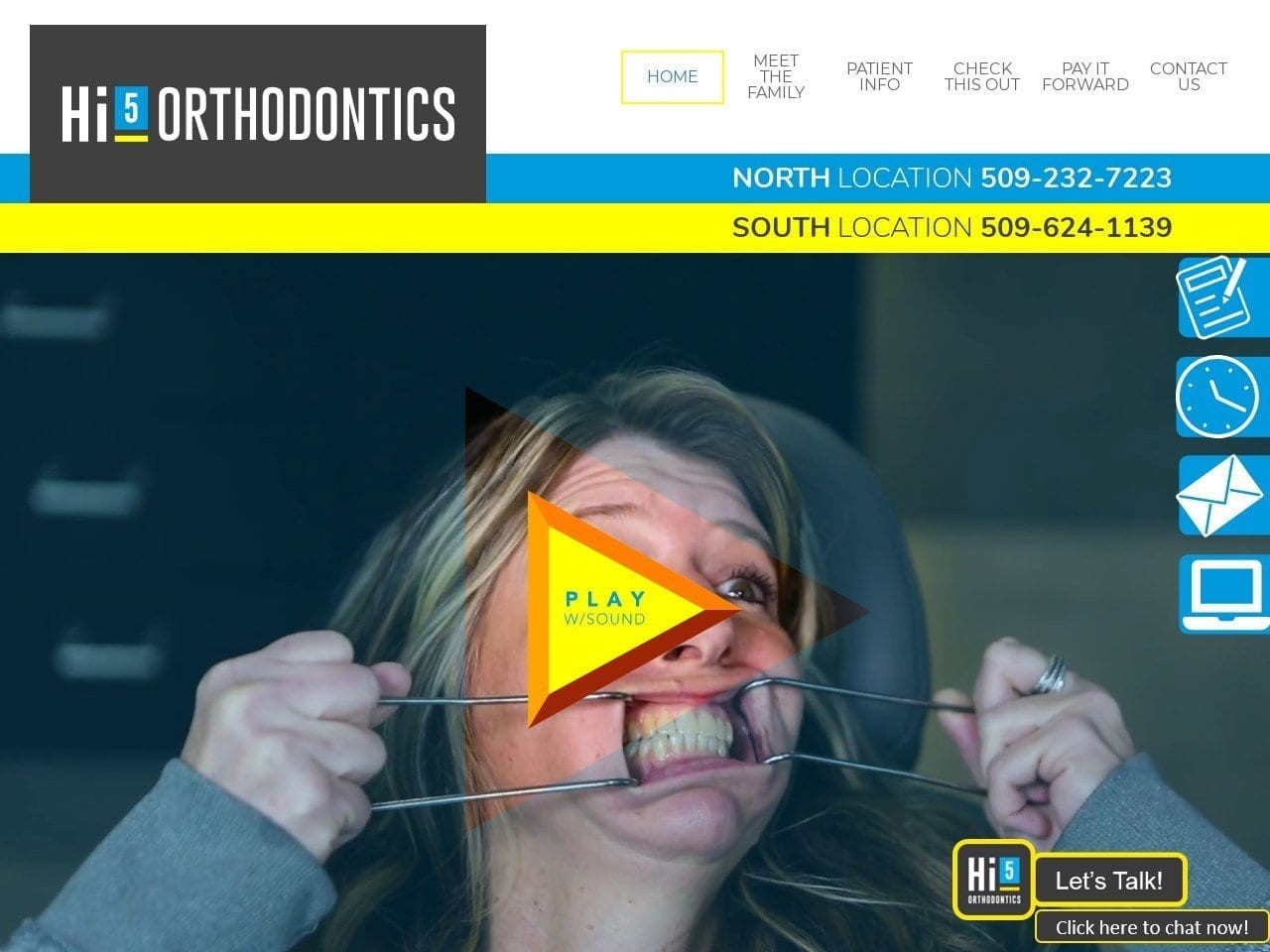 Grummons Orthodontics Website Screenshot from grummonsorthodontics.com