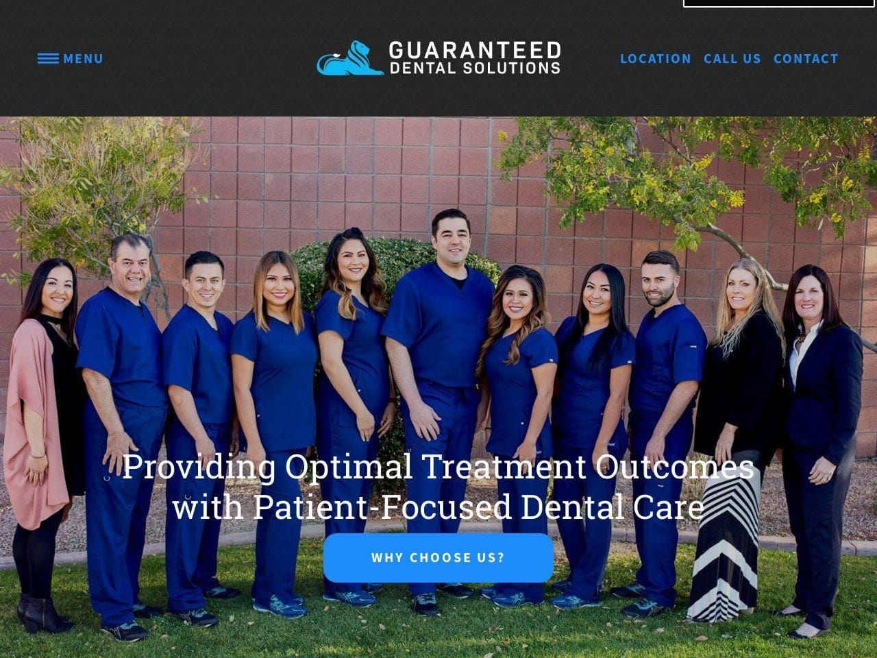 Guaranteed Dental Solutions Website Screenshot from guaranteeddentalsolutions.com