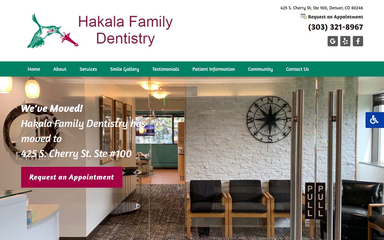 hakalafamilydentistry.com screenshot