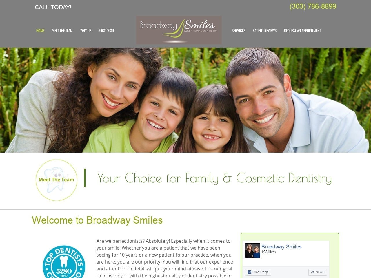 Broadway Smiles Halek Milena M DDS Website Screenshot from halekandrathburn.com