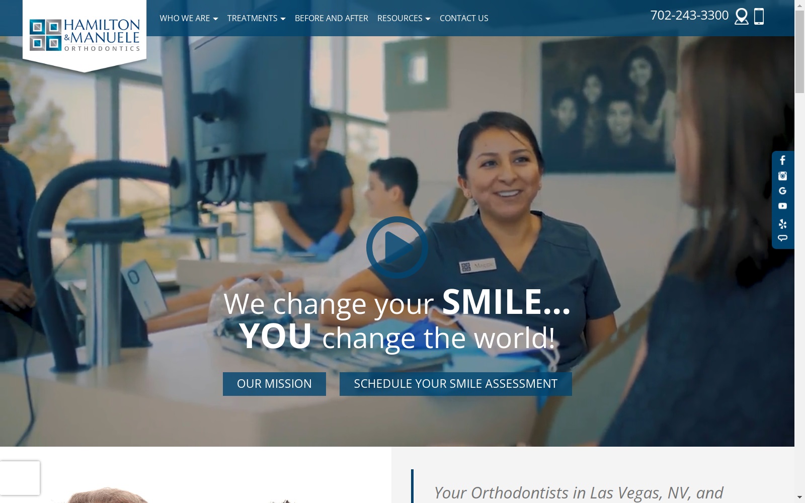 hamiltonortho.com screenshot