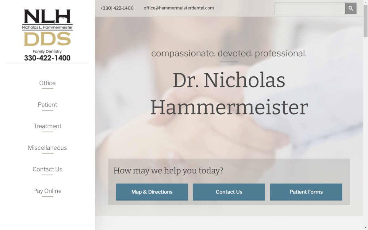 hammermeisterdental.com screenshot