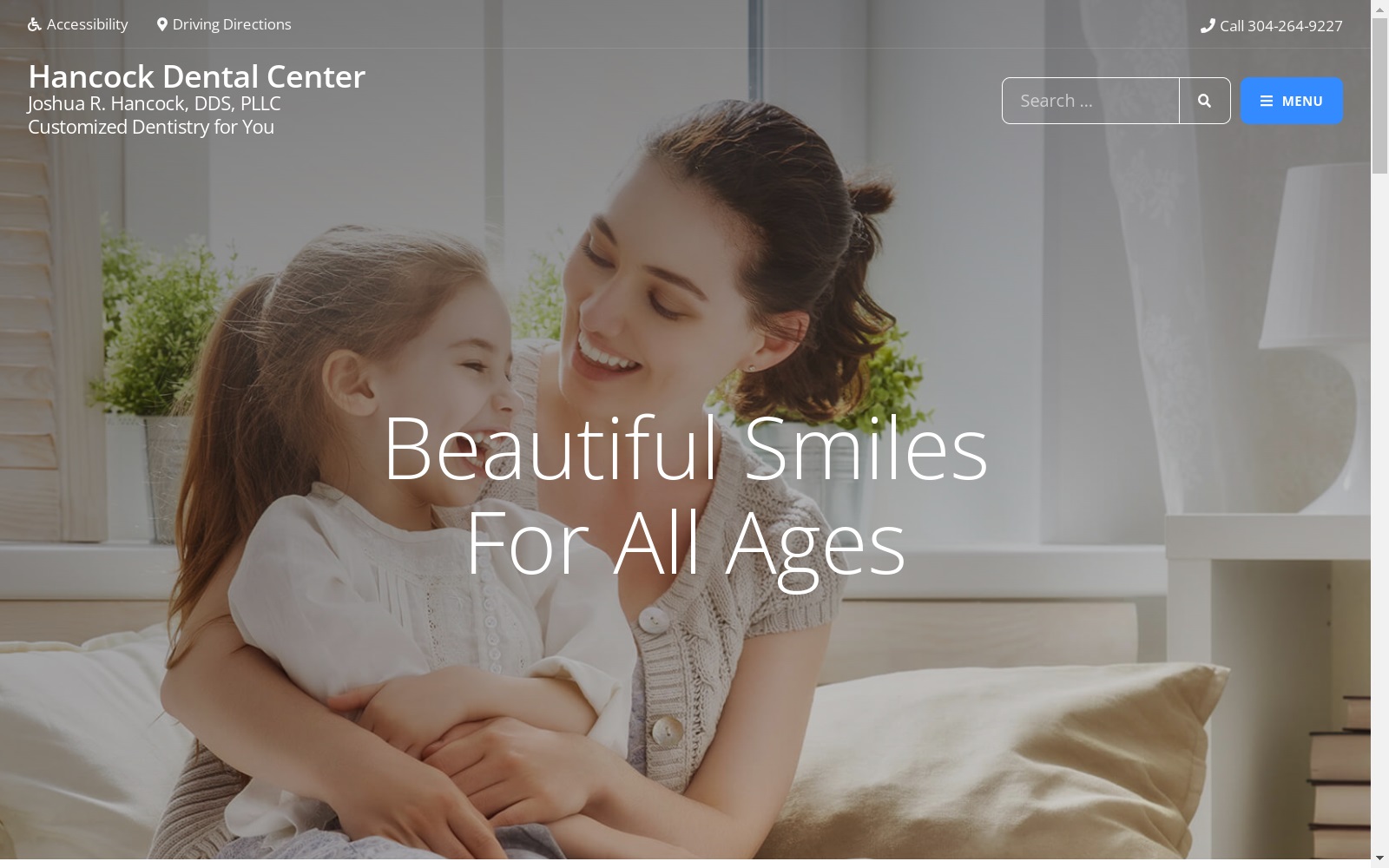 hancockdentalcenter.com screenshot