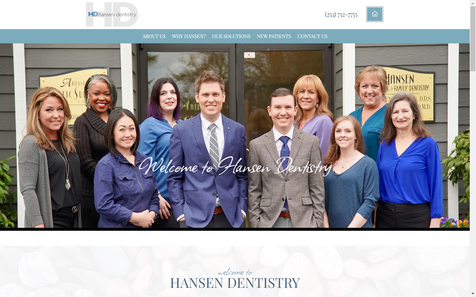 hansen-dentistry.com screenshot