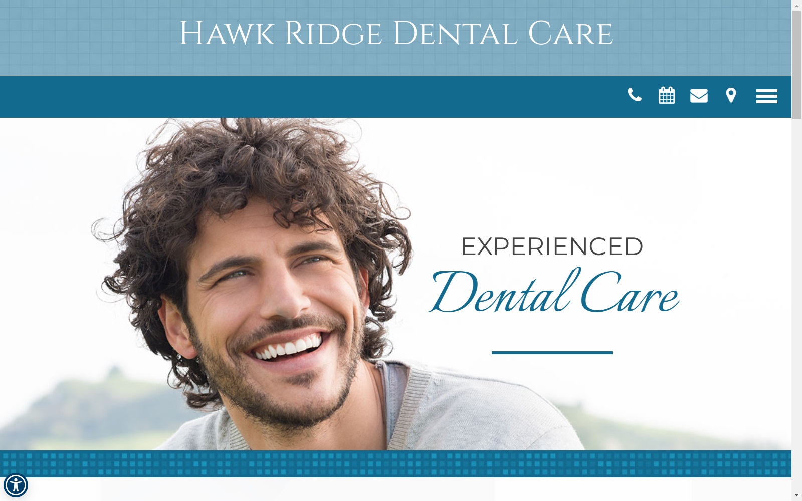 hawkridgedentalcare.com screenshot