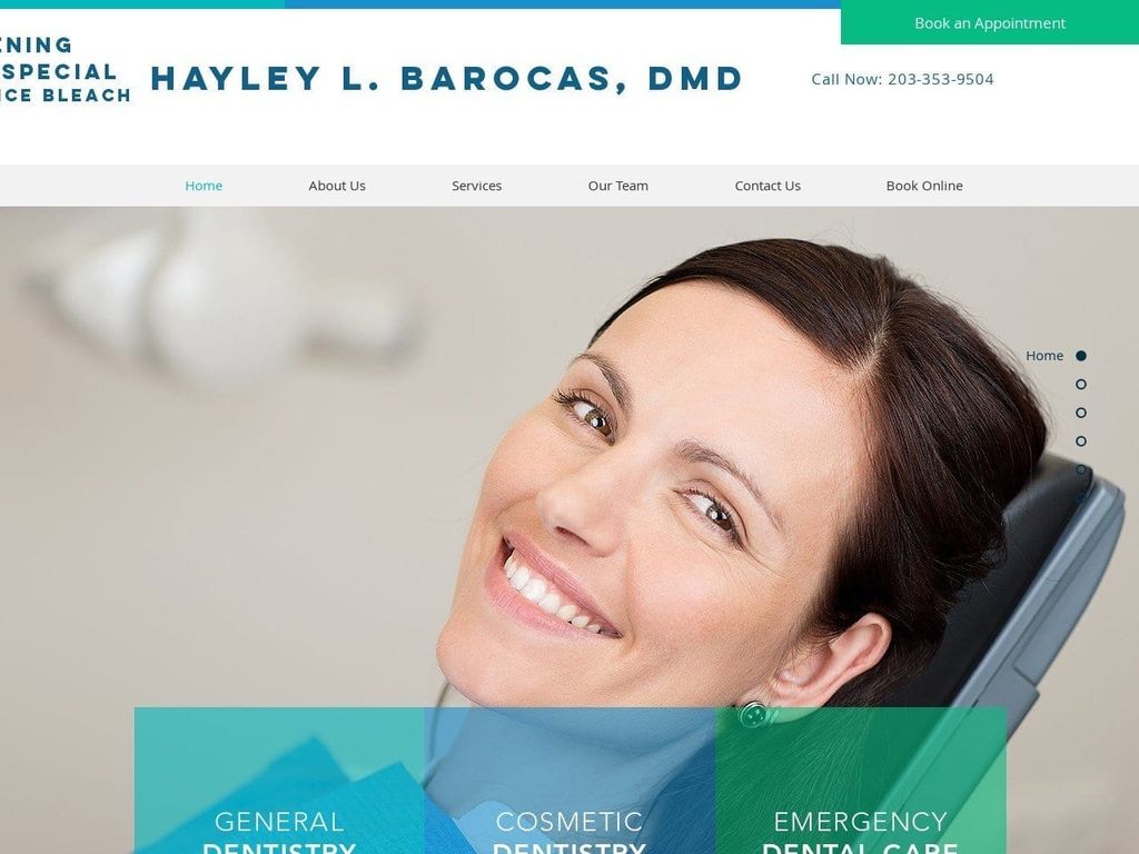 Hayley L Barocas LLC Barocas Hayley L DDS Website Screenshot from hayleybarocasdmd.com