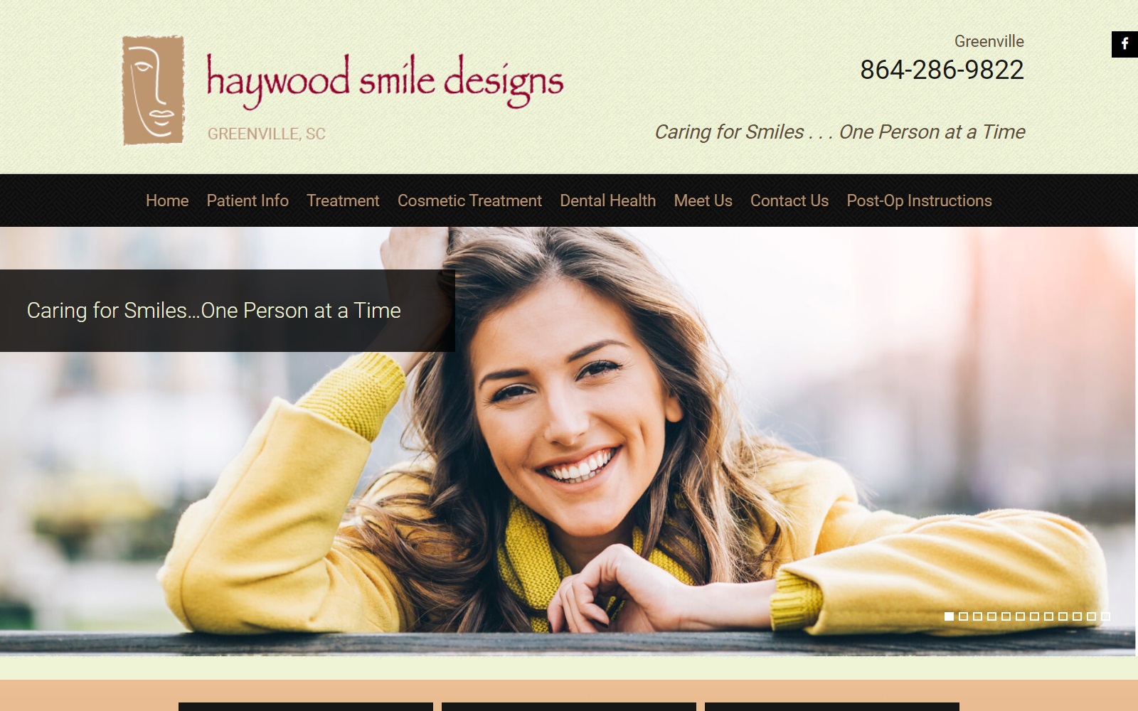 haywoodsmiledesigns.com screenshot