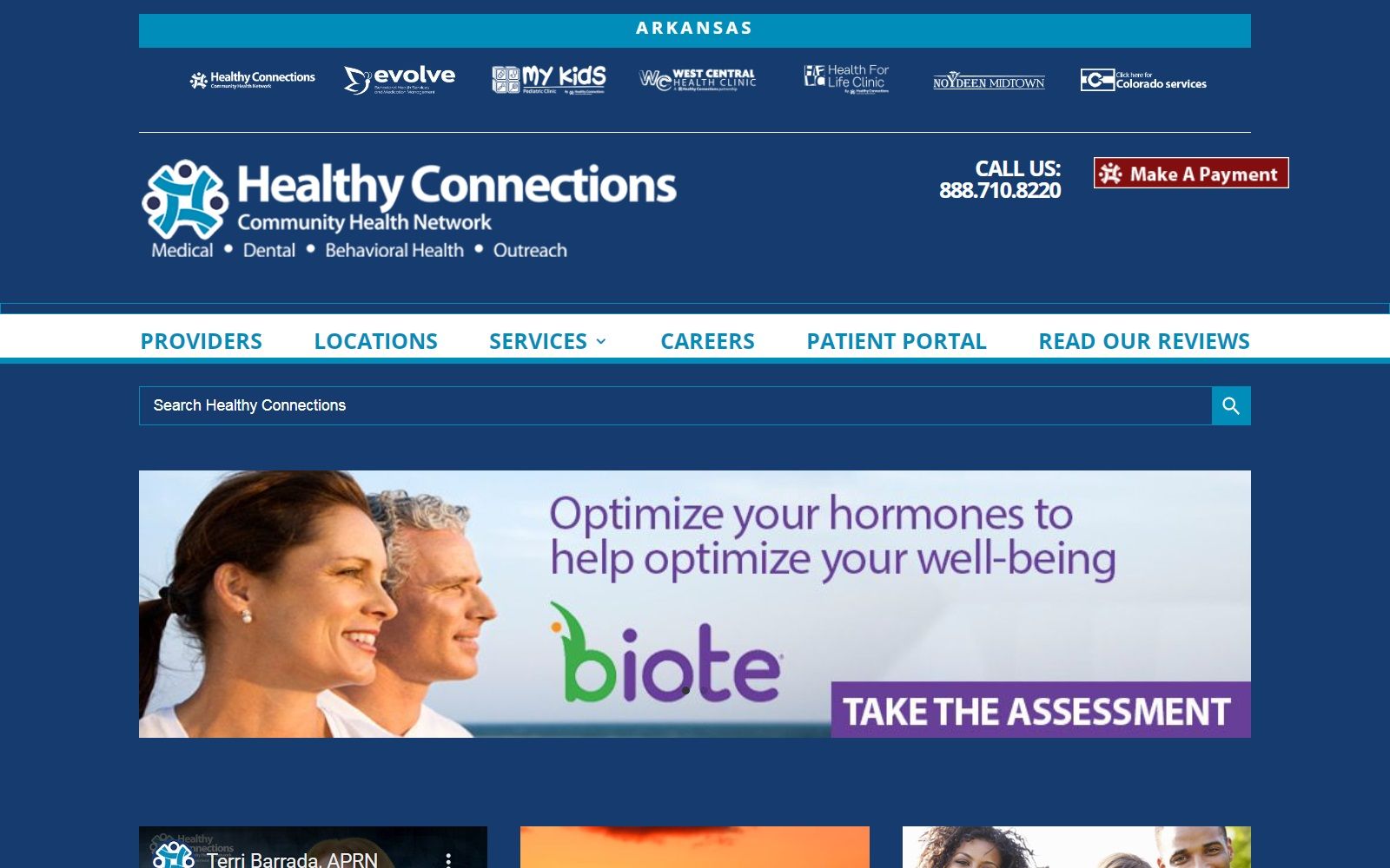 healthy-connections.org screenshot