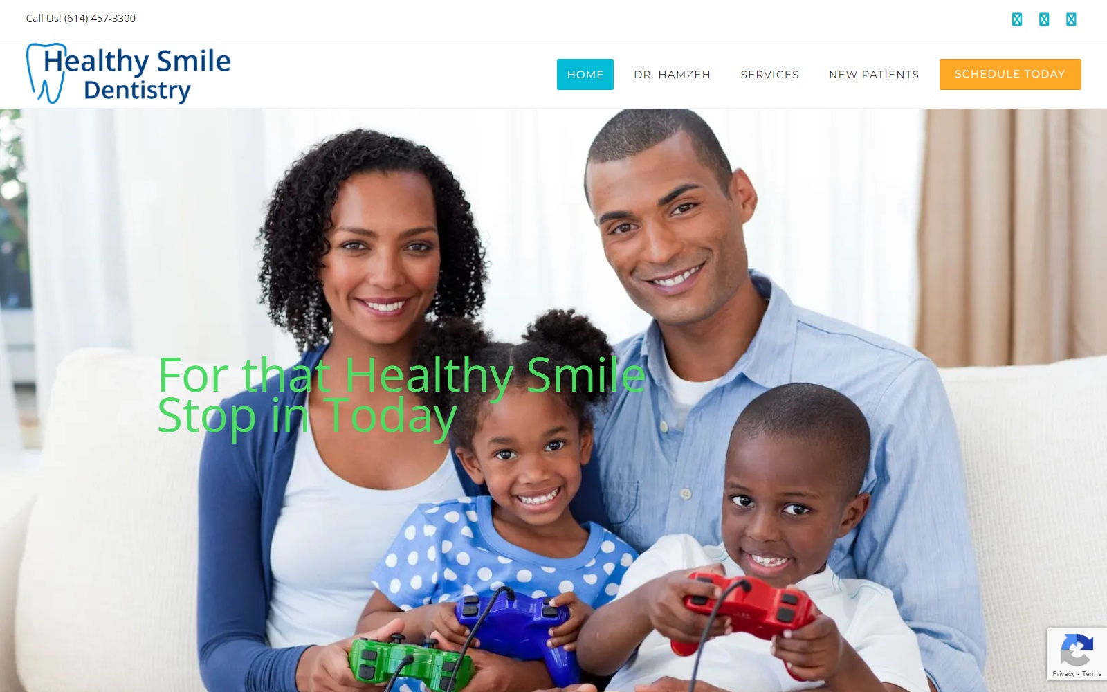 healthysmiledentistry.com screenshot