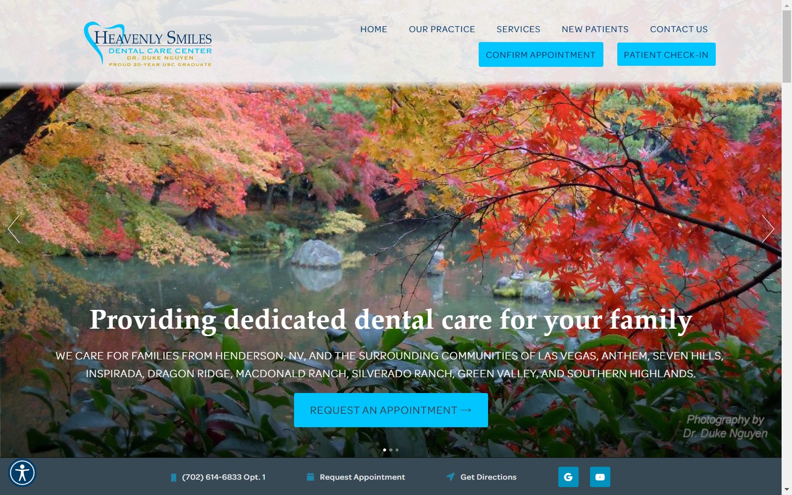 heavenlysmilesdental.com screenshot