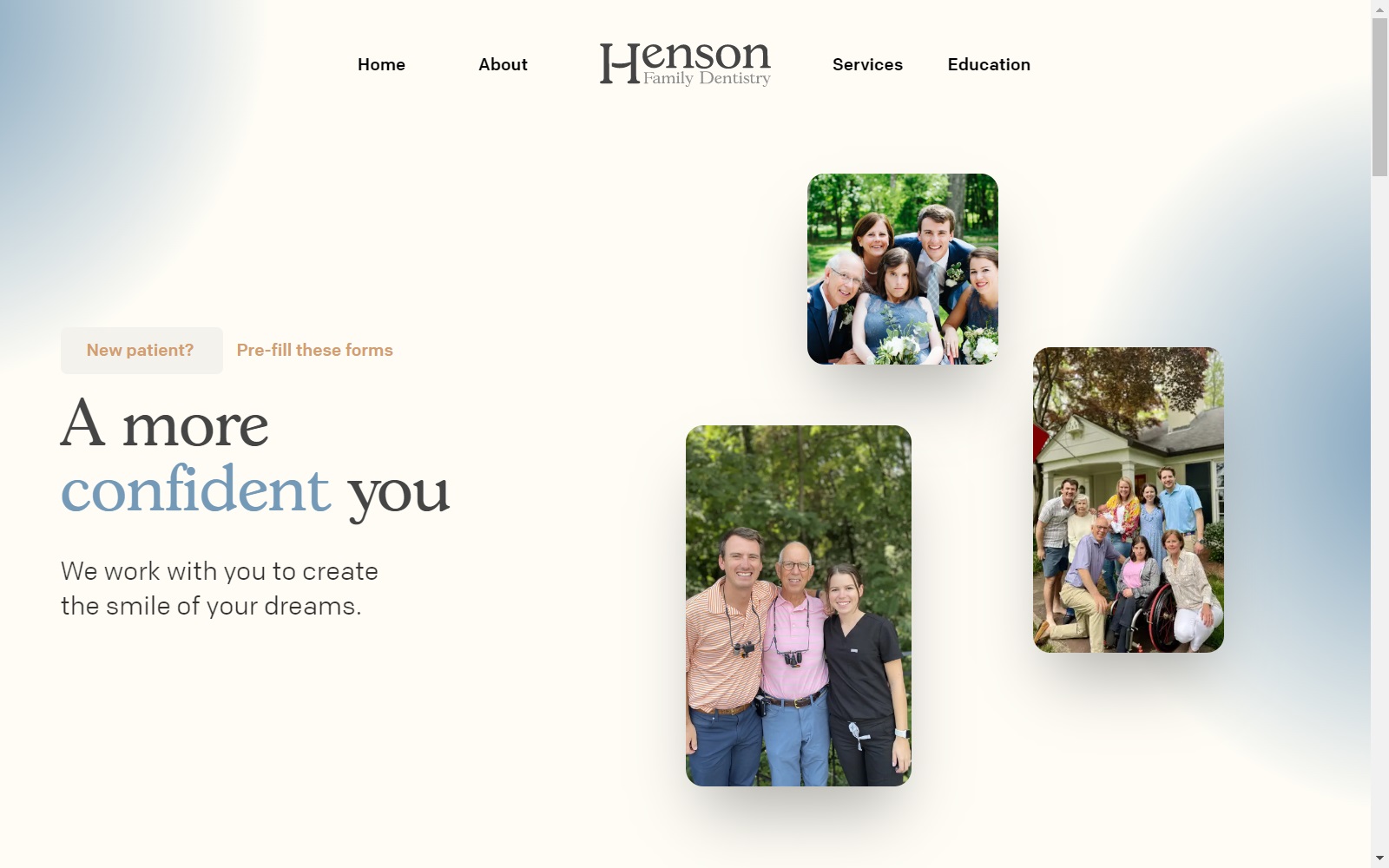 hensonfamilydentistry.com screenshot