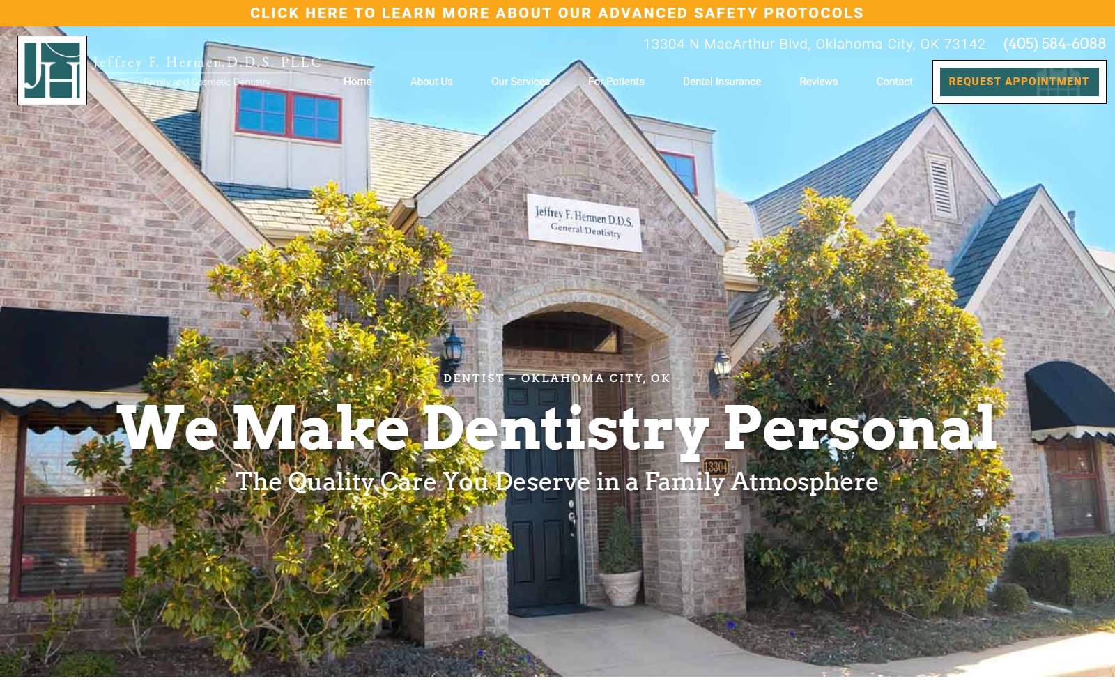 hermendental.com screenshot