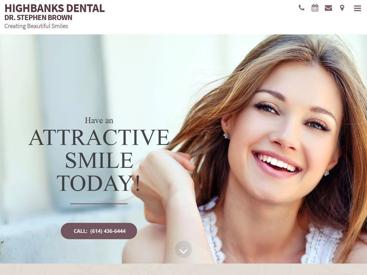 Highbank Dental Website Screenshot from highbankdental.com