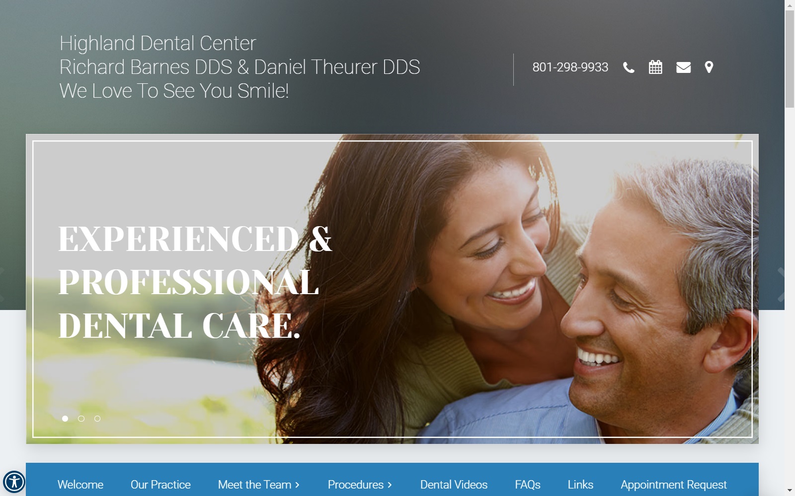 highlanddental.com screenshot