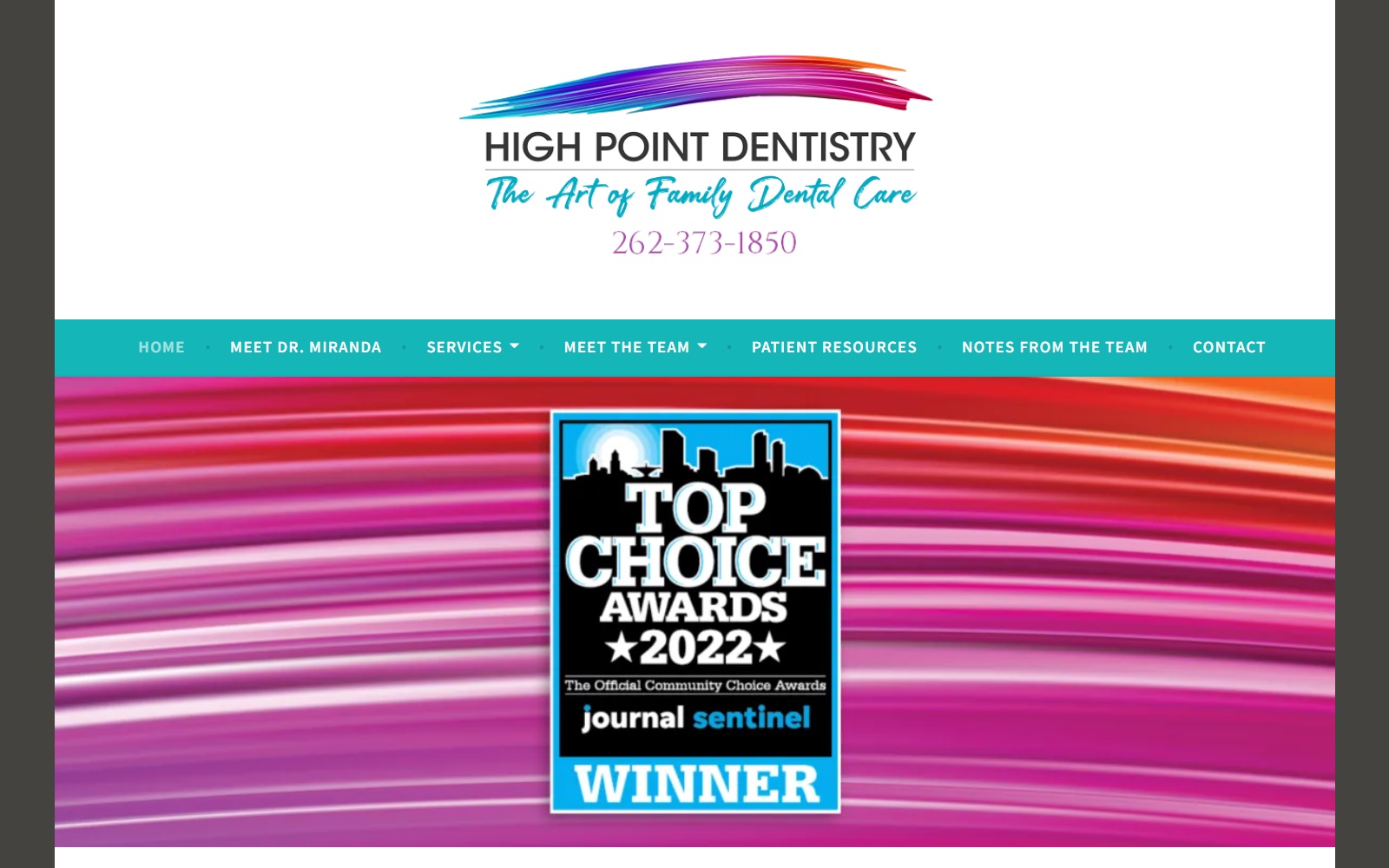 highpointsmile.com screenshot