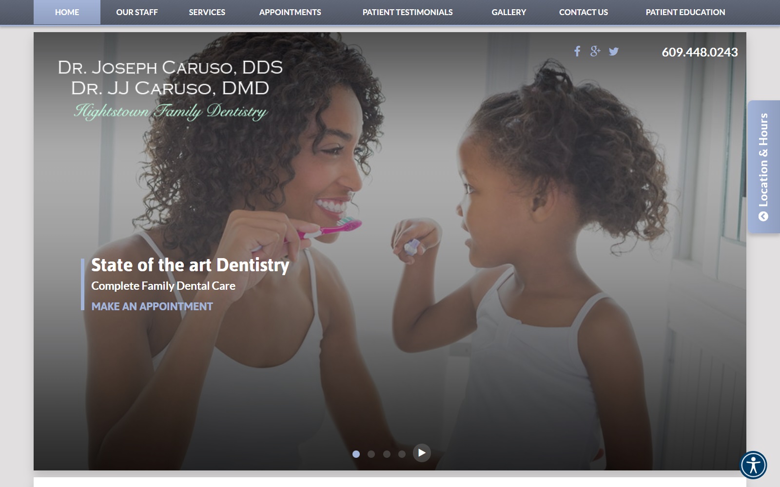 hightstownfamilydentistry.com screenshot