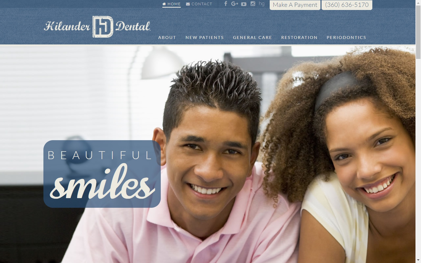 hilanderdental.com screenshot