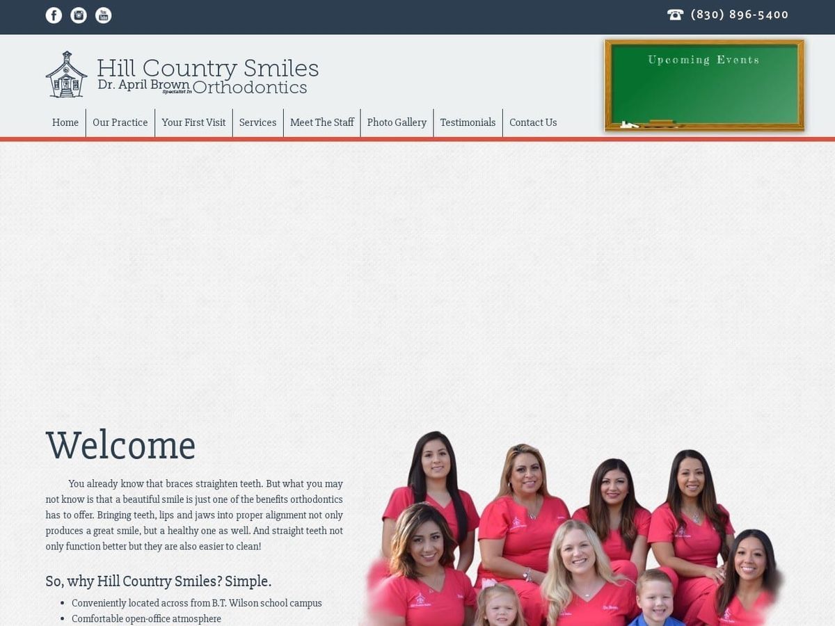 Charles Gray DDS Website Screenshot from hillcountrysmiles.com