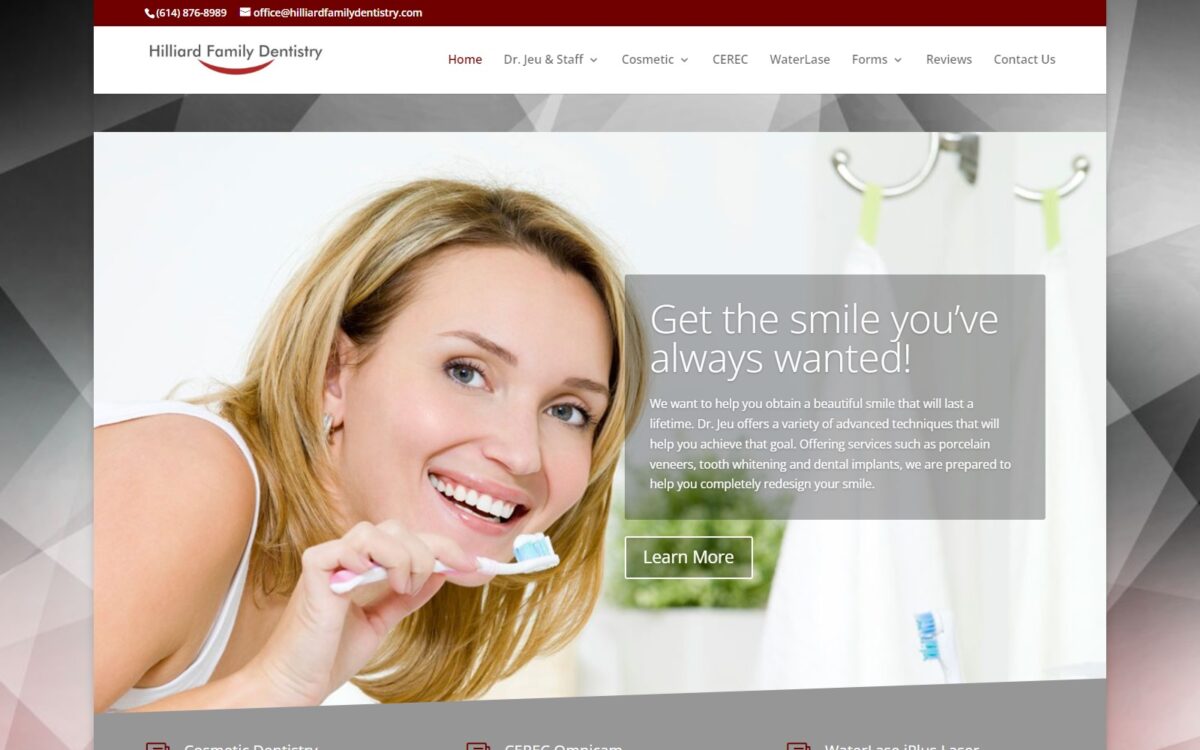 hilliardfamilydentistry.com screenshot