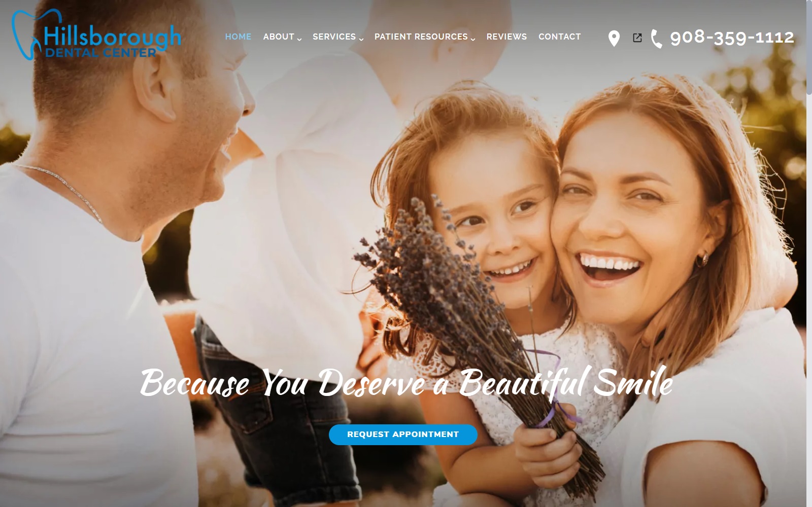 hillsboroughdental.com screenshot