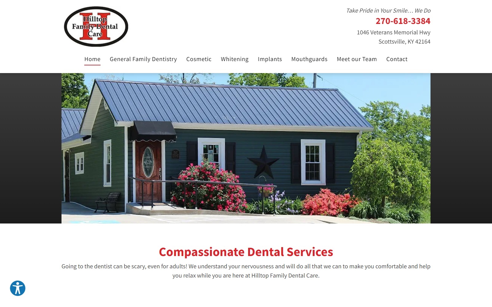 hilltopfamilydentalcare.com screenshot