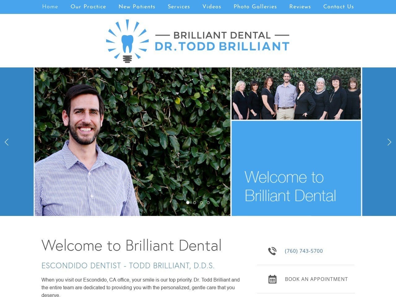 Dr. Joseph A. Holtz DDS Website Screenshot from holtzdental.com