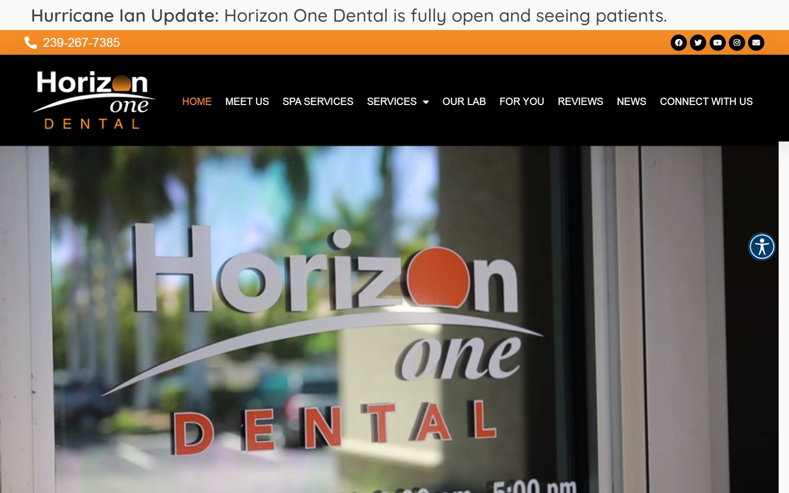 horizononedental.com screenshot