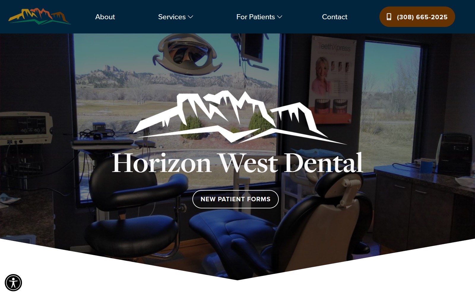 horizonwestdental.com screenshot