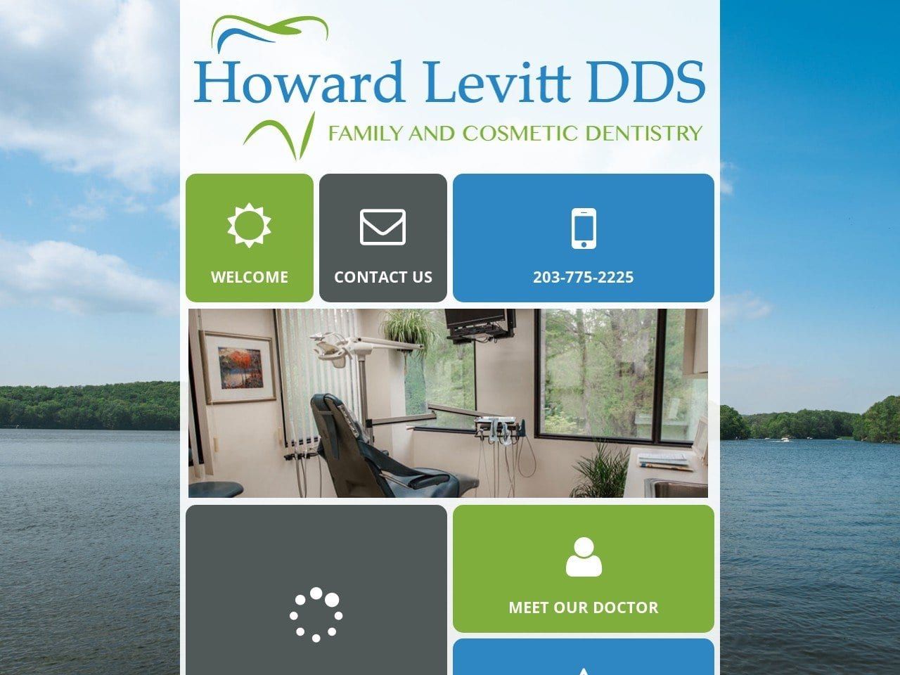Howard Levitt DDS Website Screenshot from howardlevittdds.com