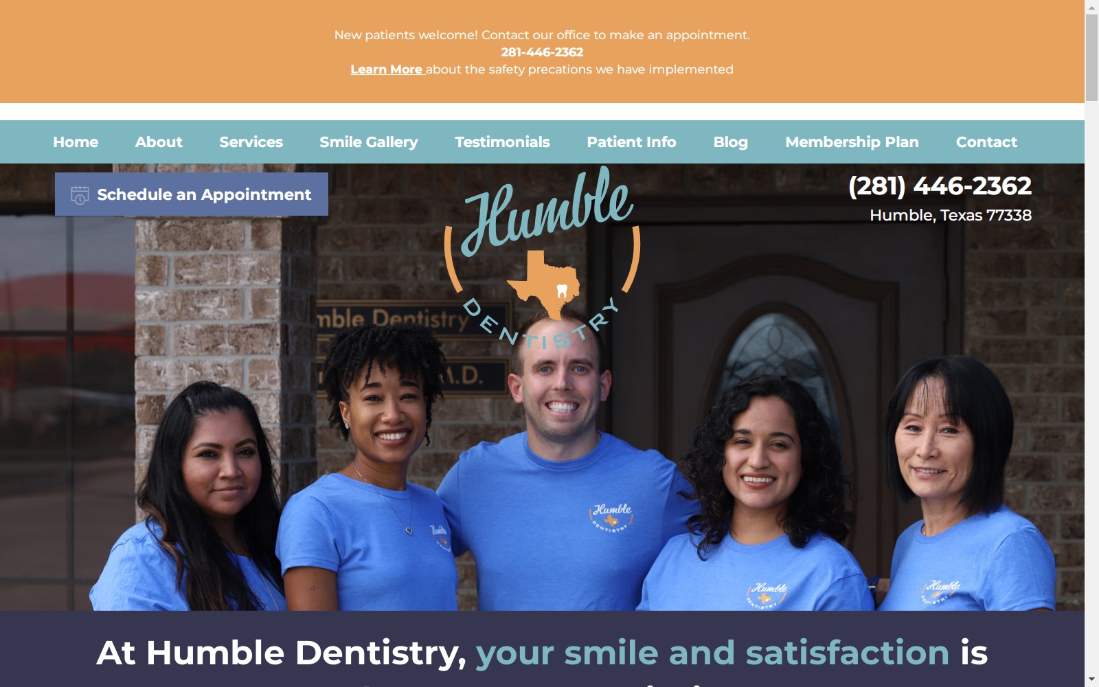 humbledentist.com screenshot