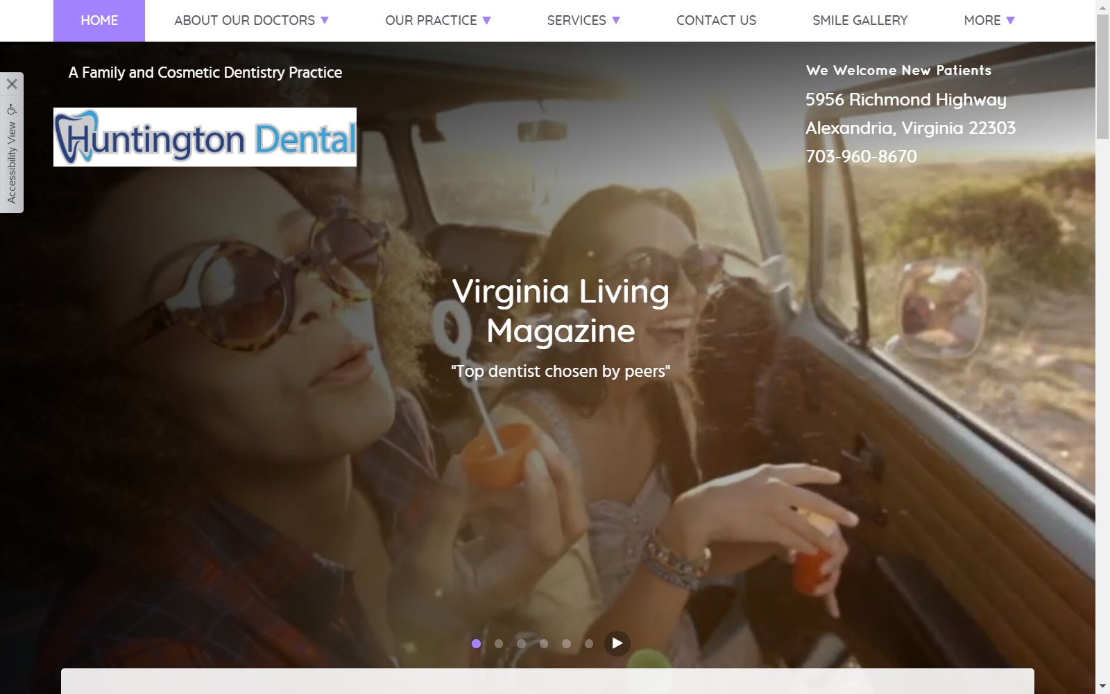 huntington-dental.com screenshot