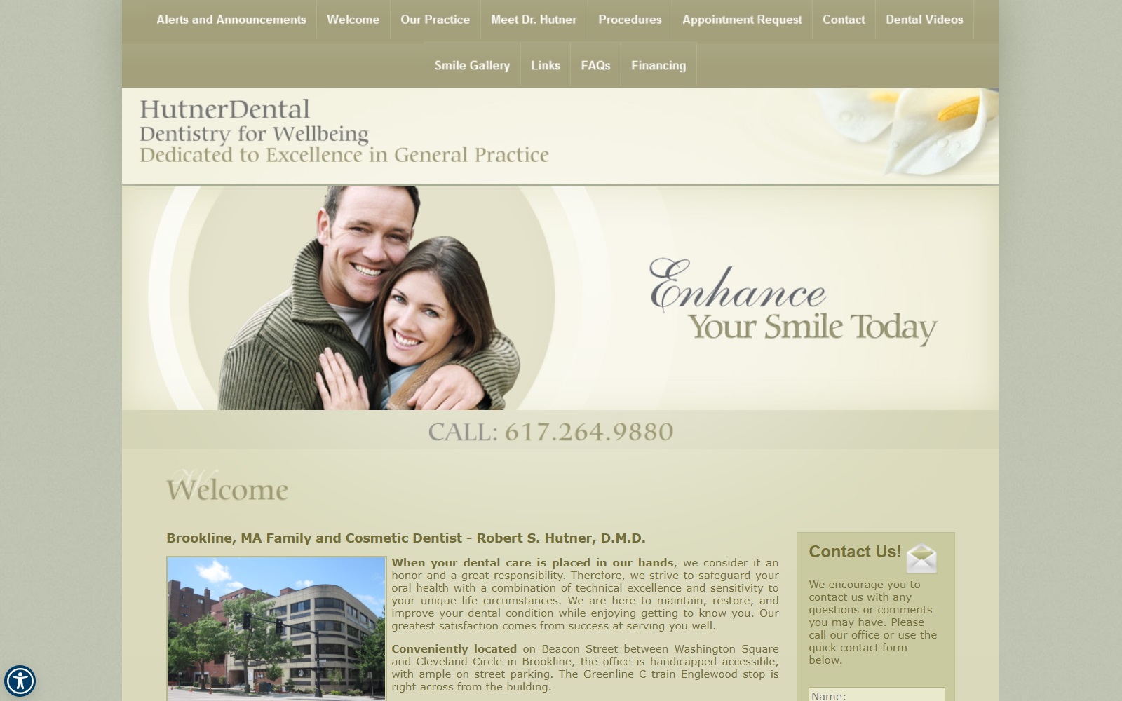 hutnerdental.com screenshot