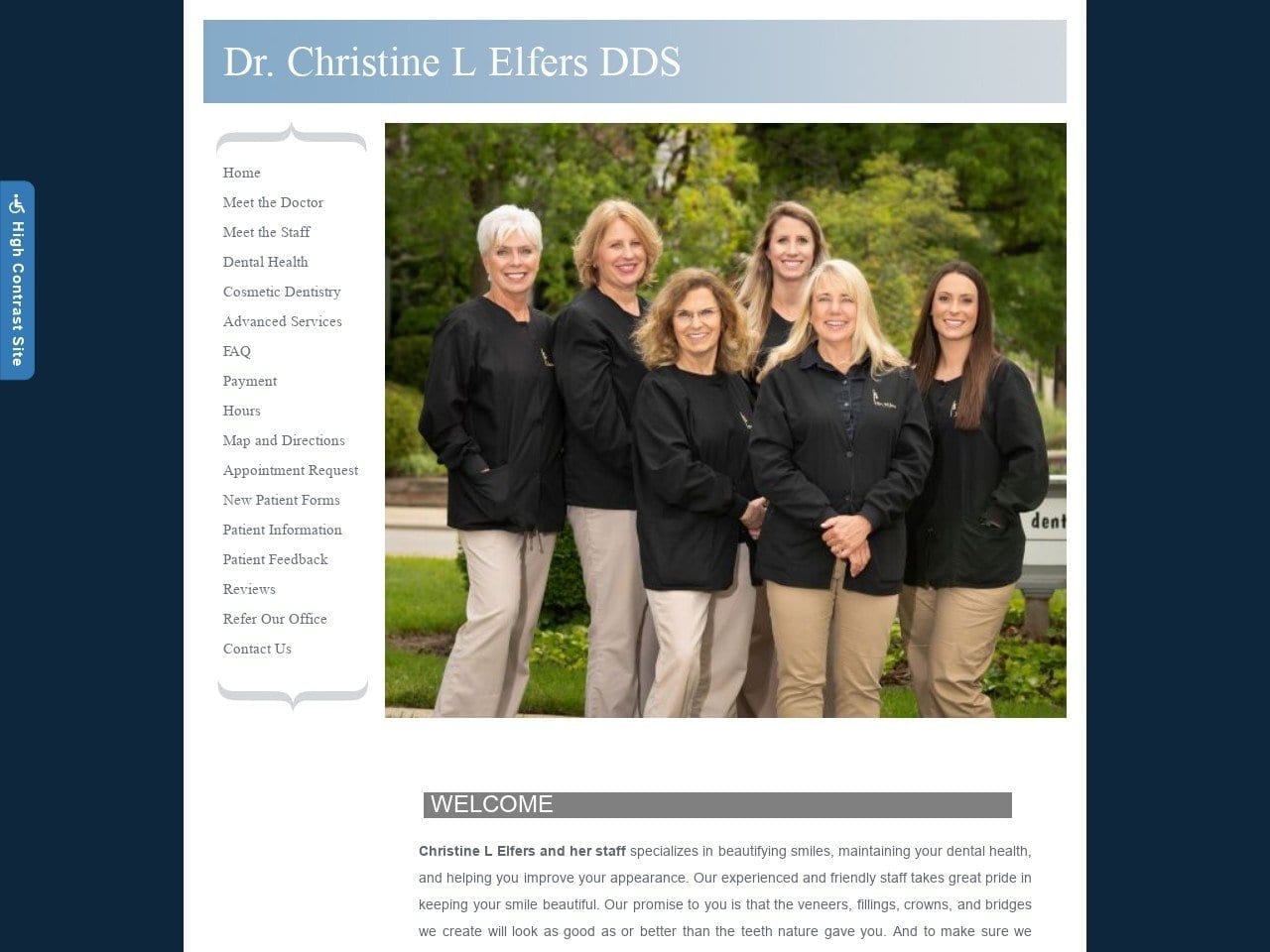 Gardiner Wayne E DDS Website Screenshot from hydeparkdentist.com