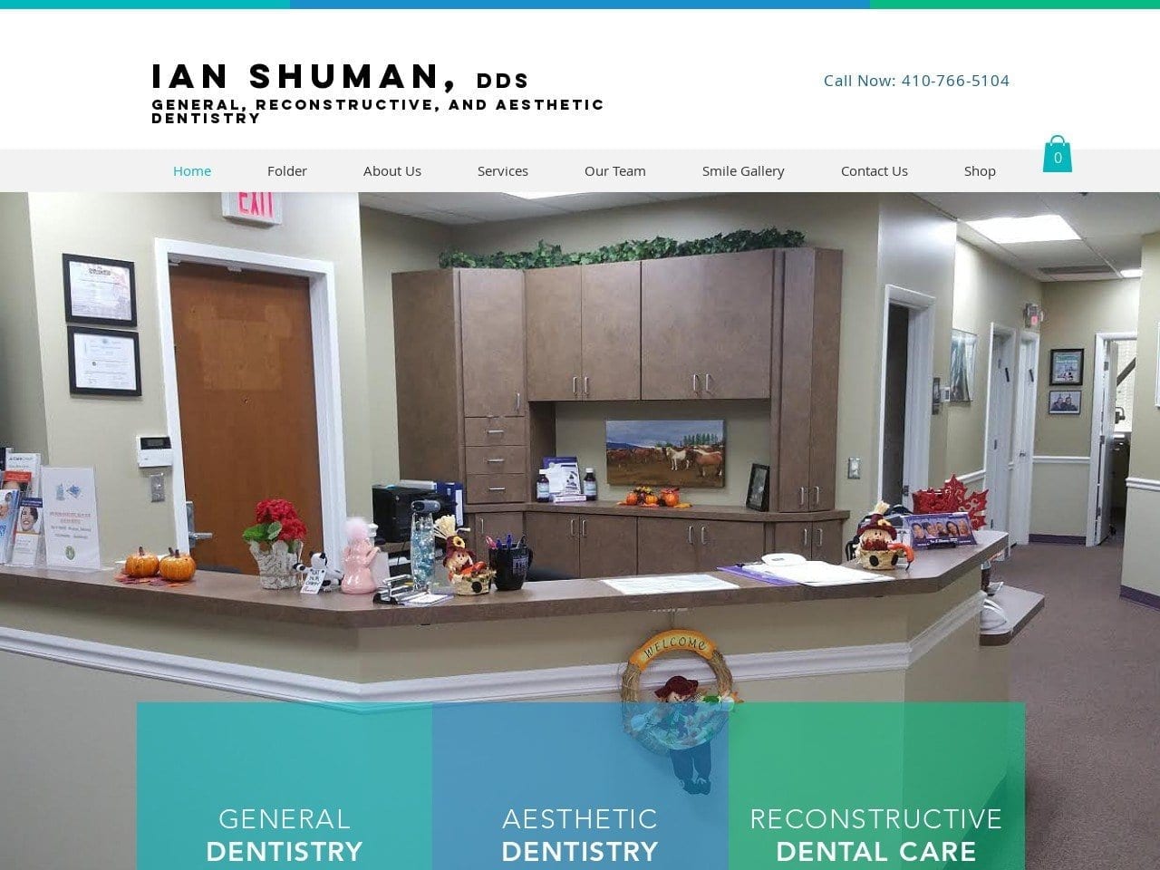 Shuman Ian DDS Website Screenshot from ianshuman.com