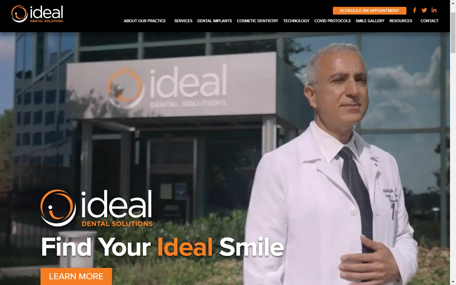 idealdentalsolutions.com screenshot