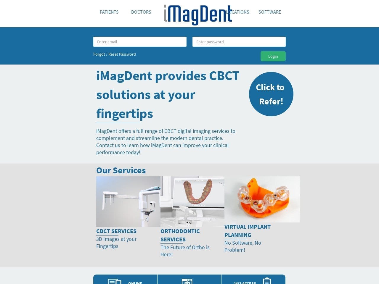 Imagdent LLC Website Screenshot from imagdent.com