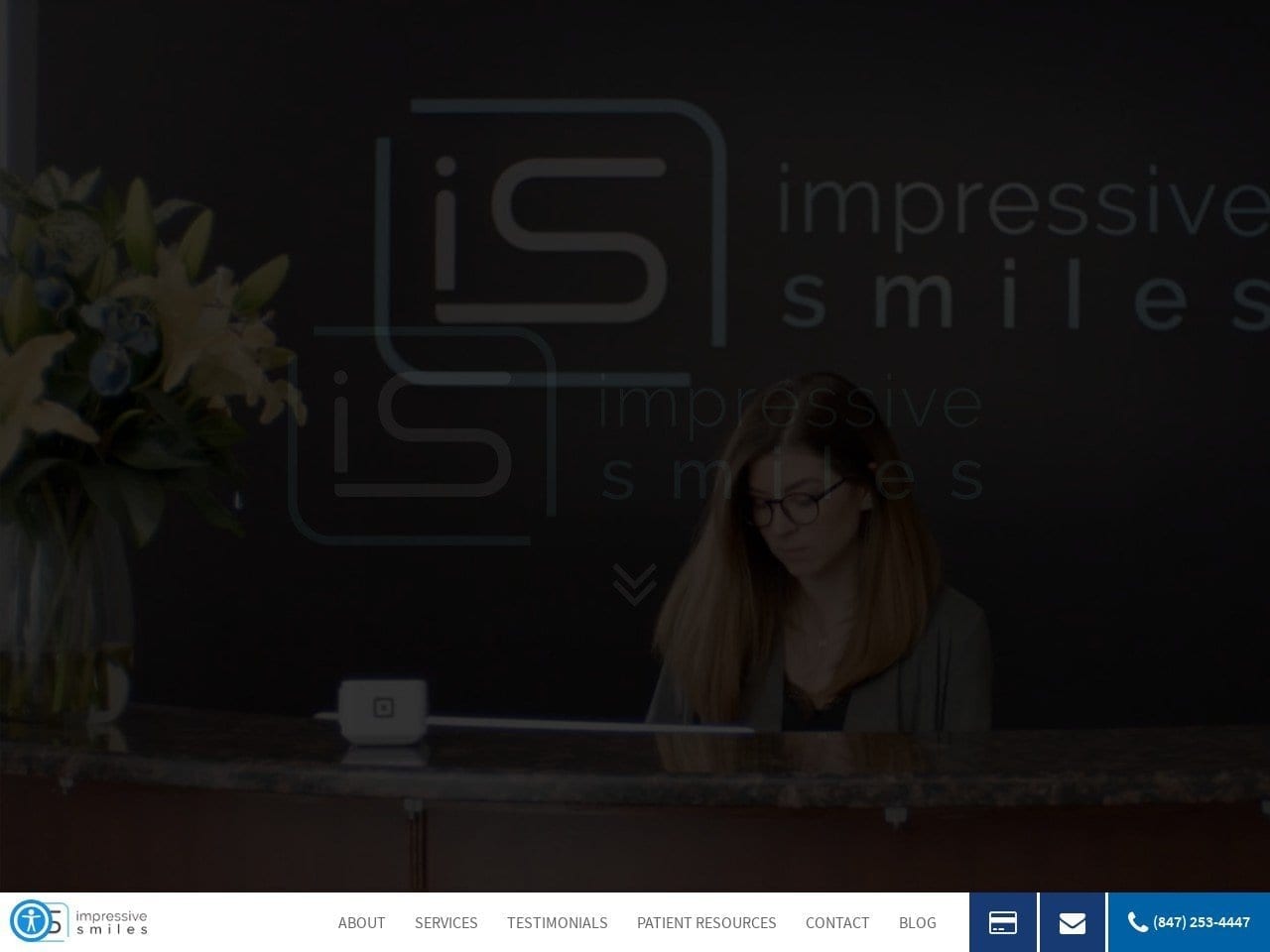 Impressive Smiles Website Screenshot from impressivesmilesdental.com