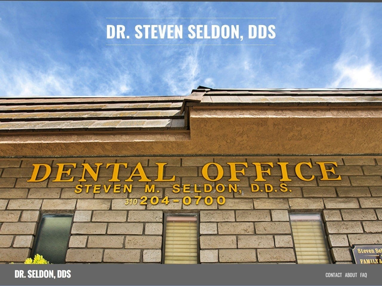 Steven M. Seldon DDS Website Screenshot from info.drseldon.com