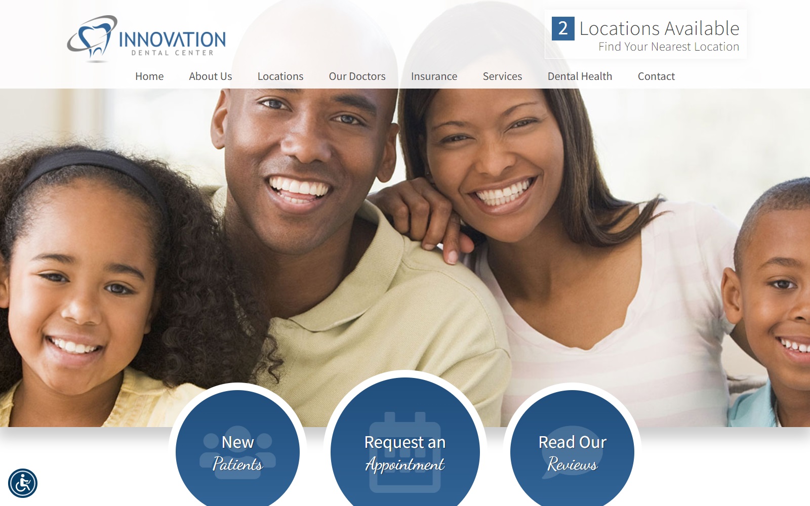 innovationdentalbaltimore.com screenshot