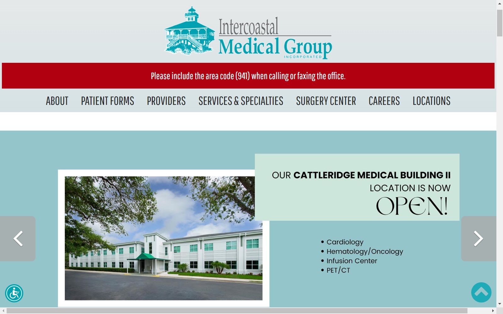 intercoastalmedical.com screenshot