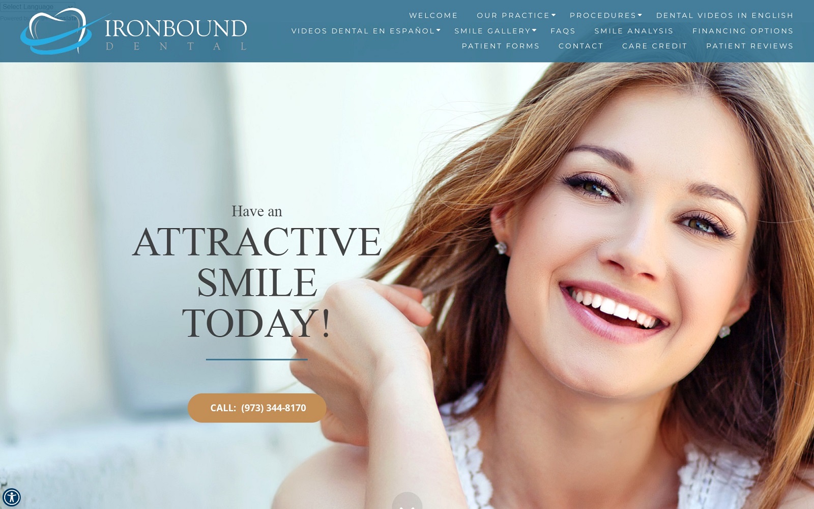 ironbounddental.com screenshot