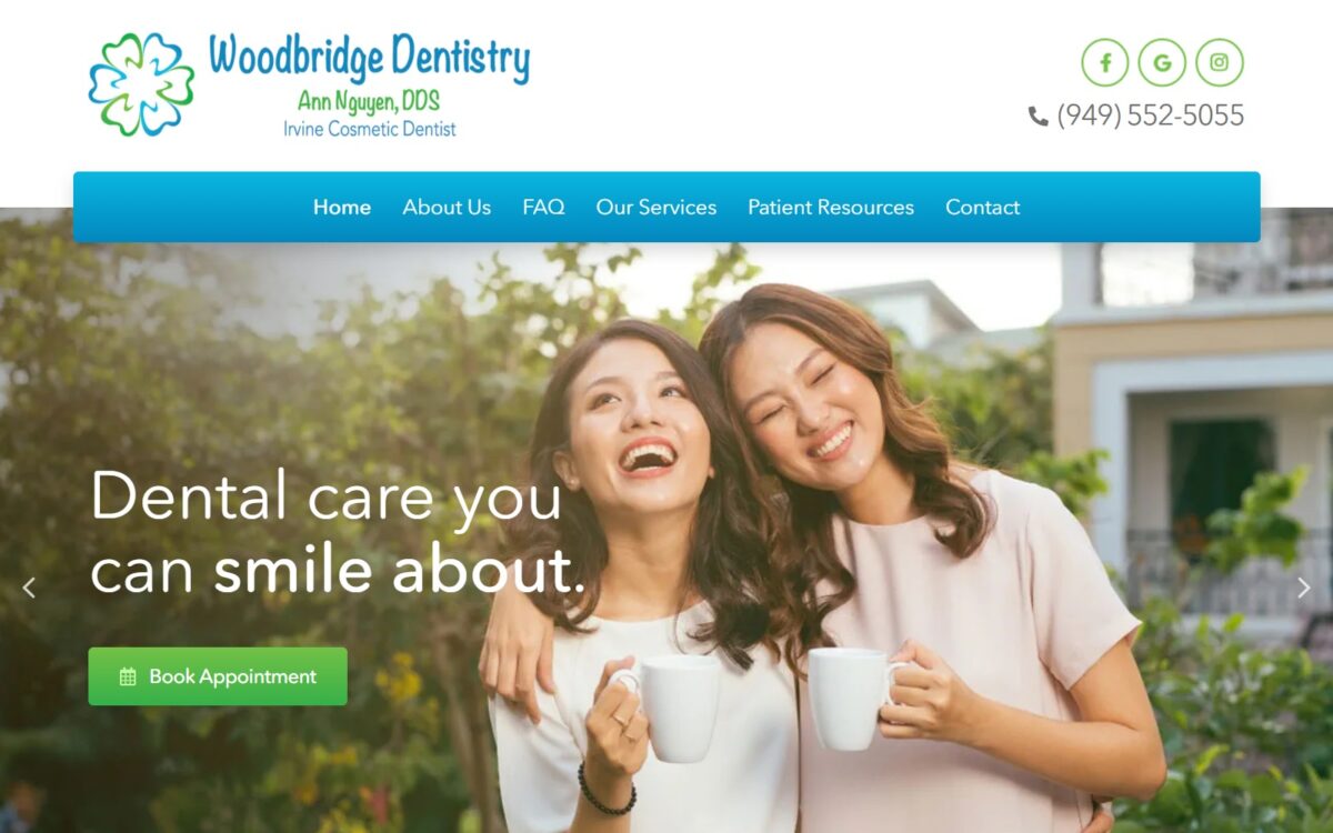 irvinecosmeticdentist.net screenshot