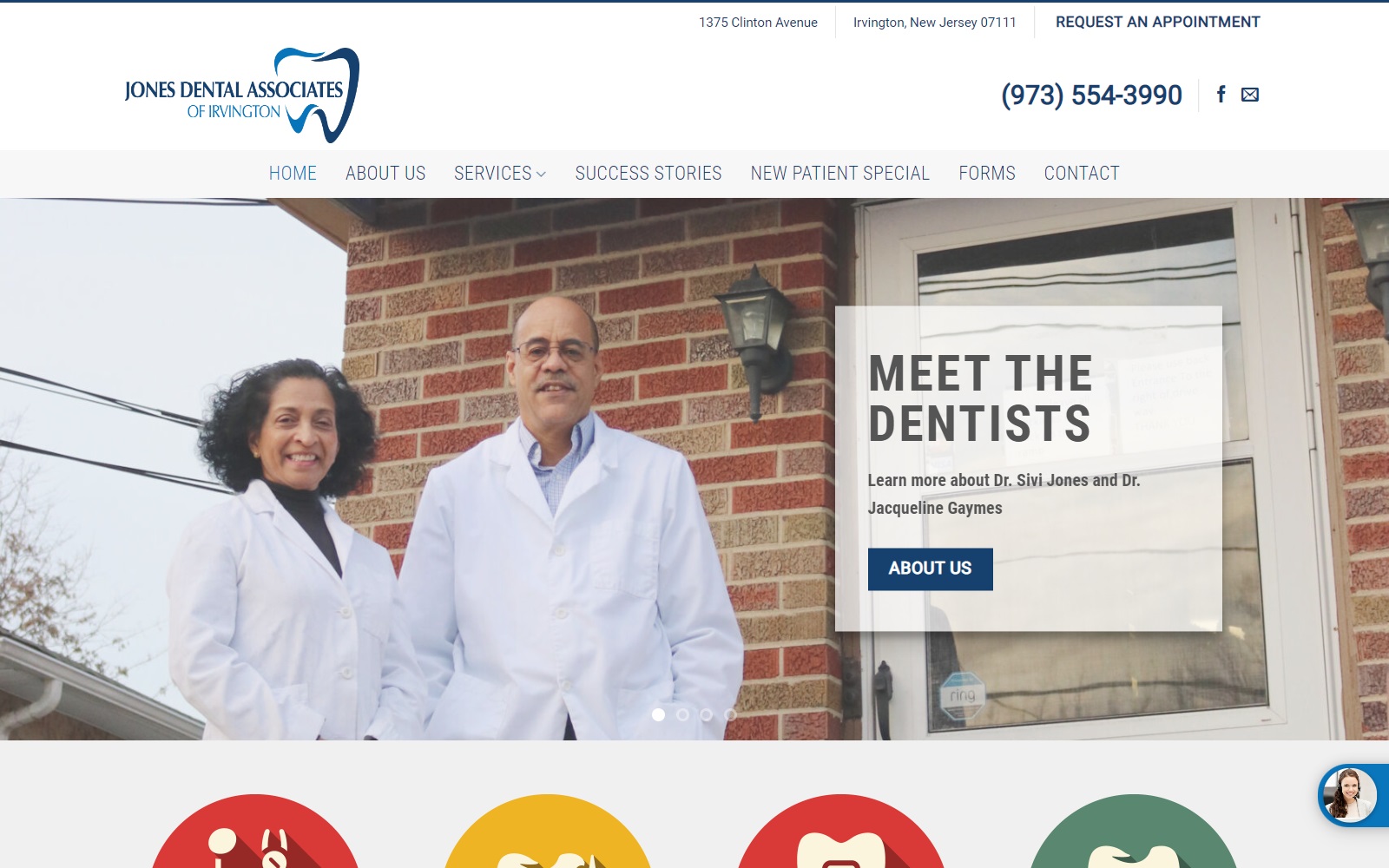 irvington-dentist.com screenshot