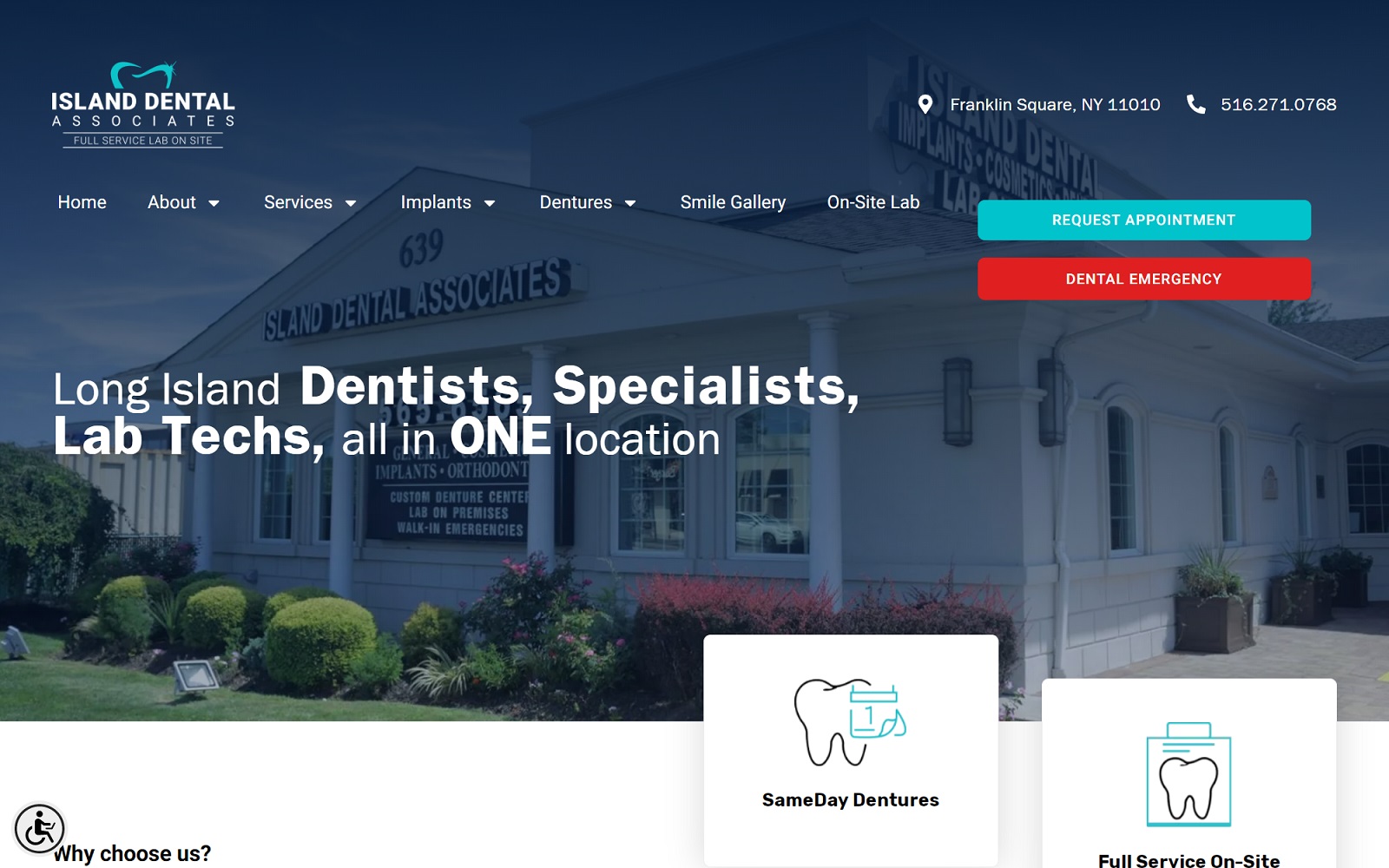 islanddentalassociates.com screenshot