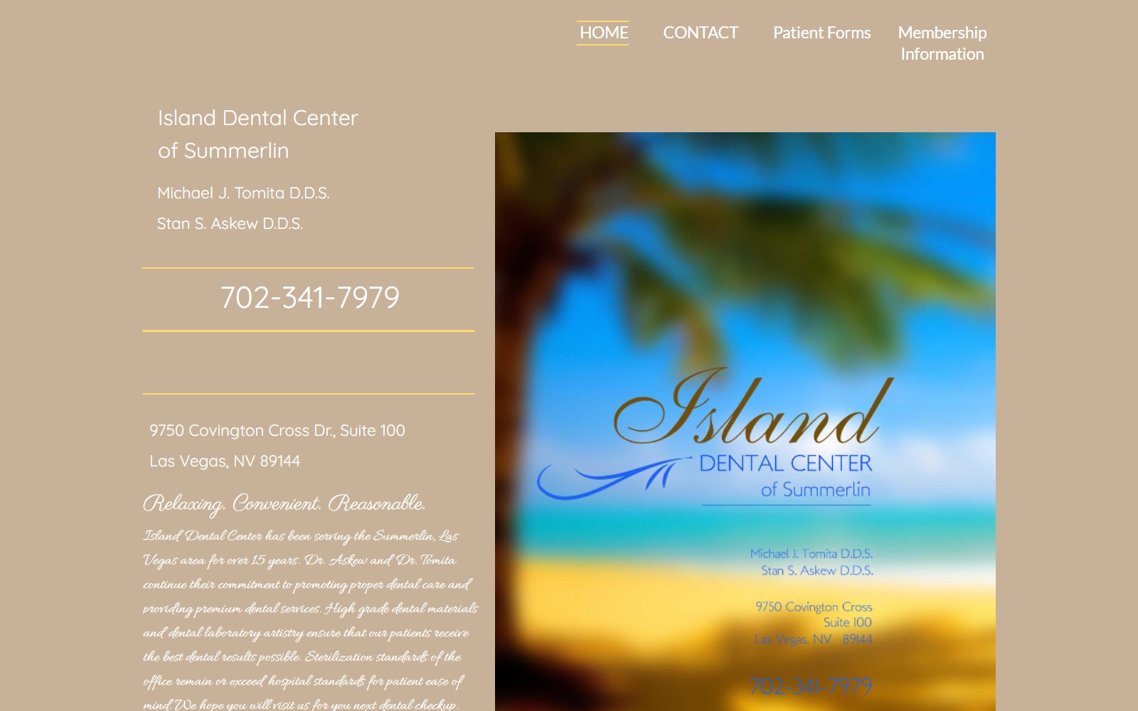 islanddentalcenter.com screenshot