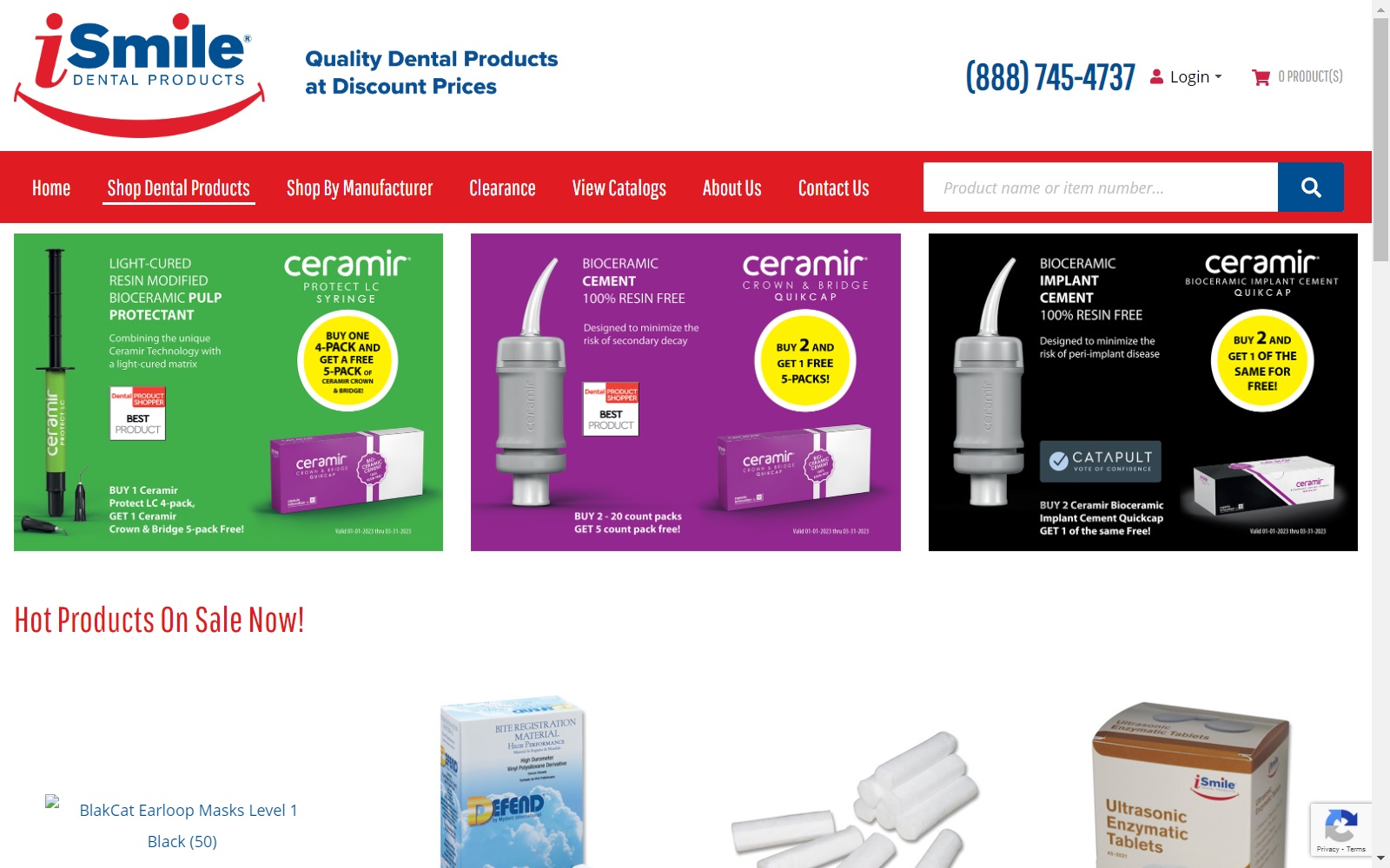 ismiledentalproducts.com screenshot