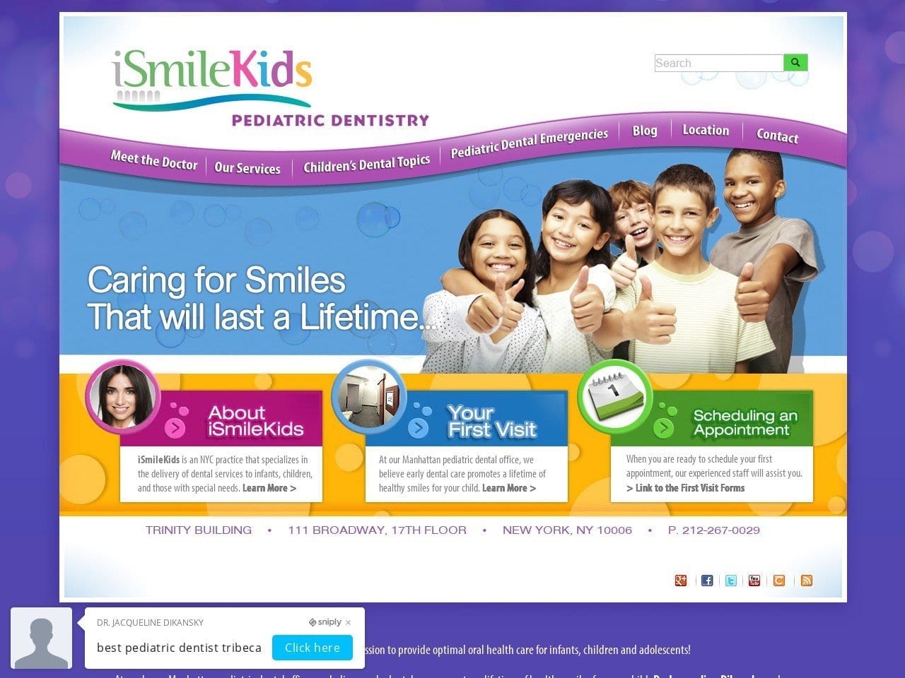 I Smilekids Website Screenshot from ismilekids.com