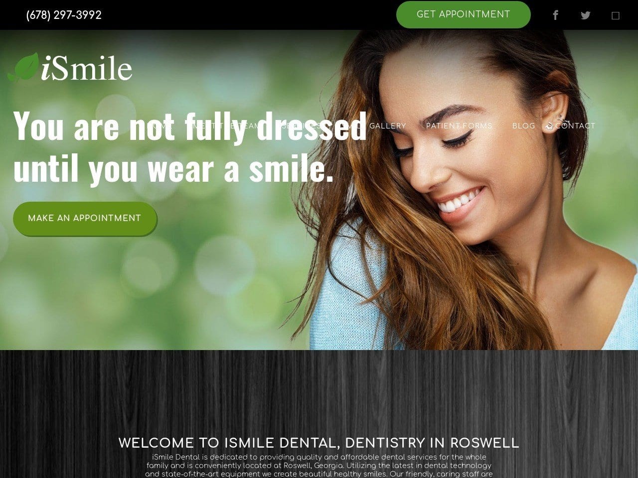 I Smileonline Website Screenshot from ismileonline.com